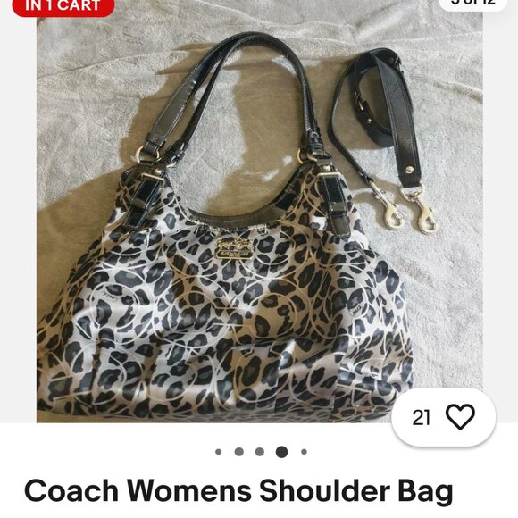 Coach Madison Ocelot Leopard 17751 - Picture 5 of 7